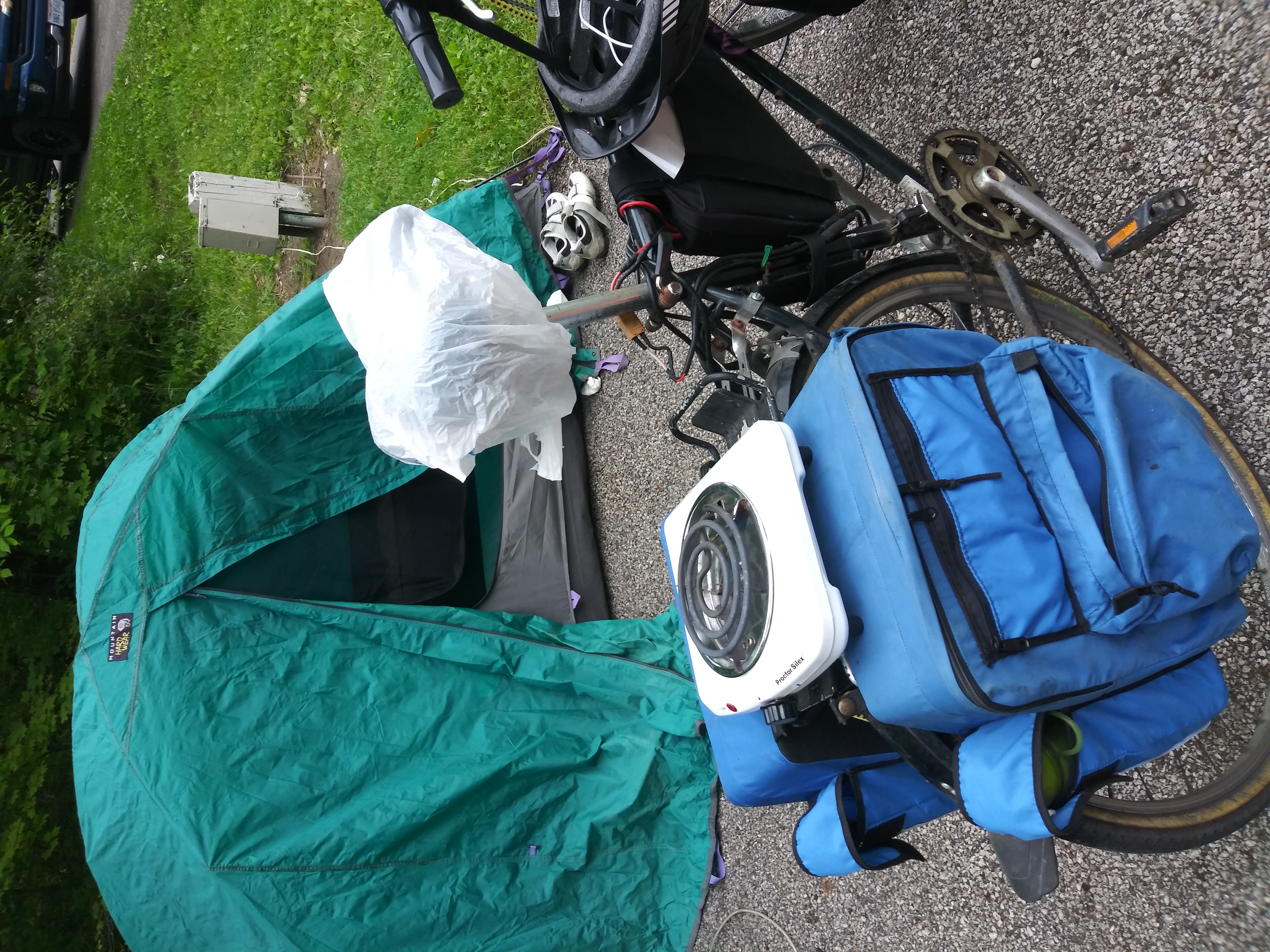 Cooking on a Bicycle!