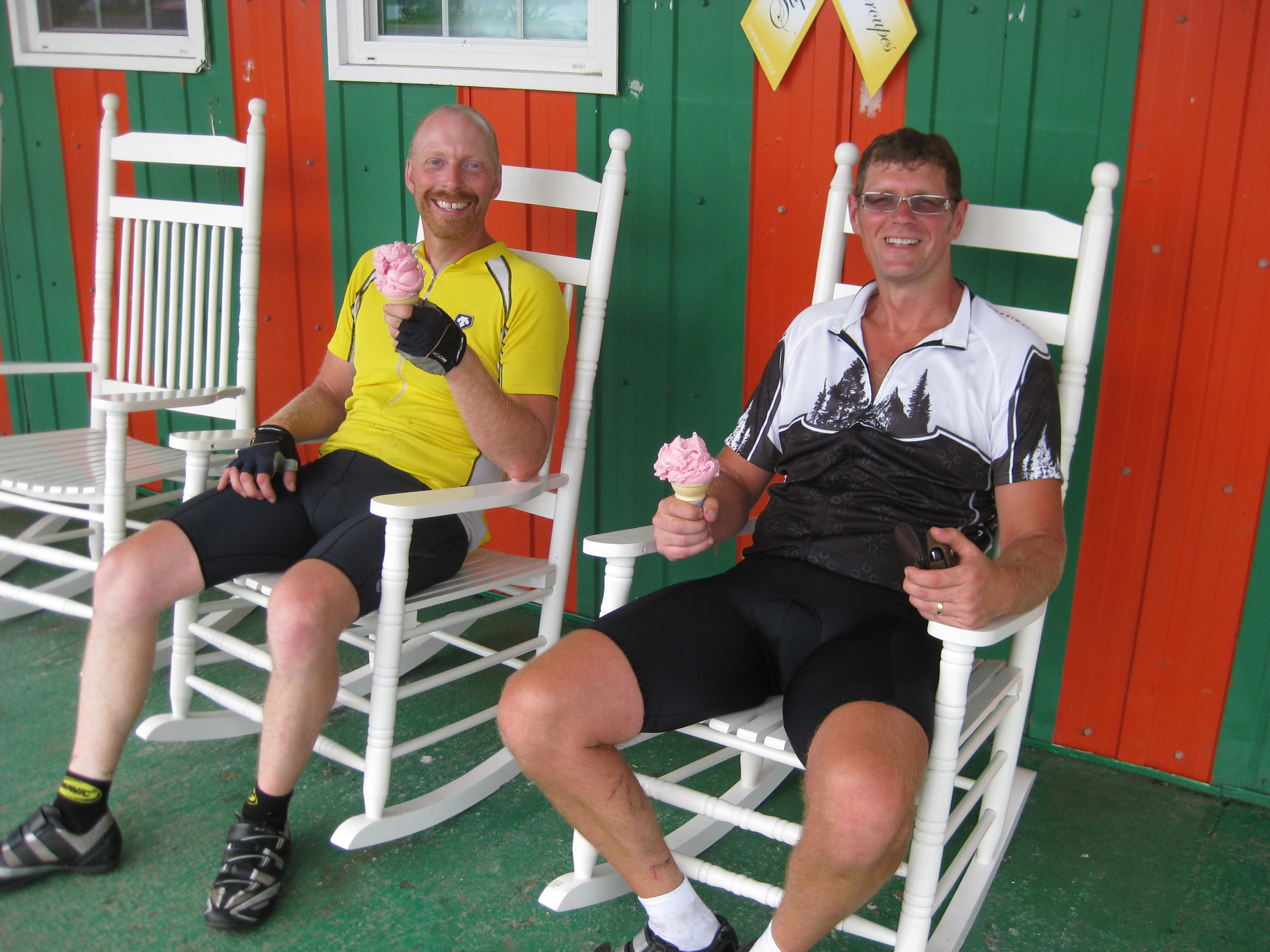 The great thing about the East Coast of Canada is there is lots of ice-cream. Here we are just outside of Fredericton, New Brunswick.