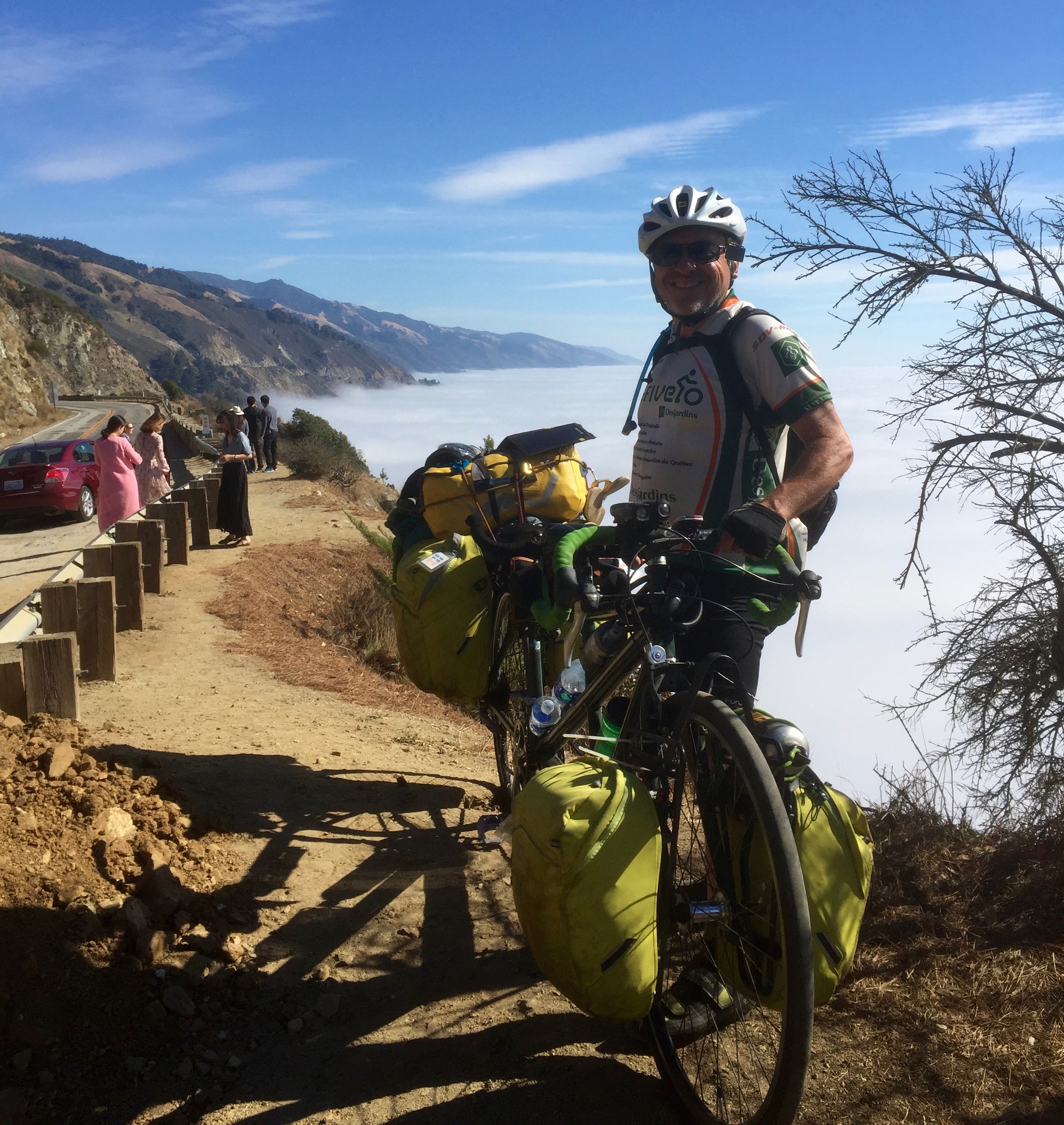 in Big Sur California, the day we met Murdoch