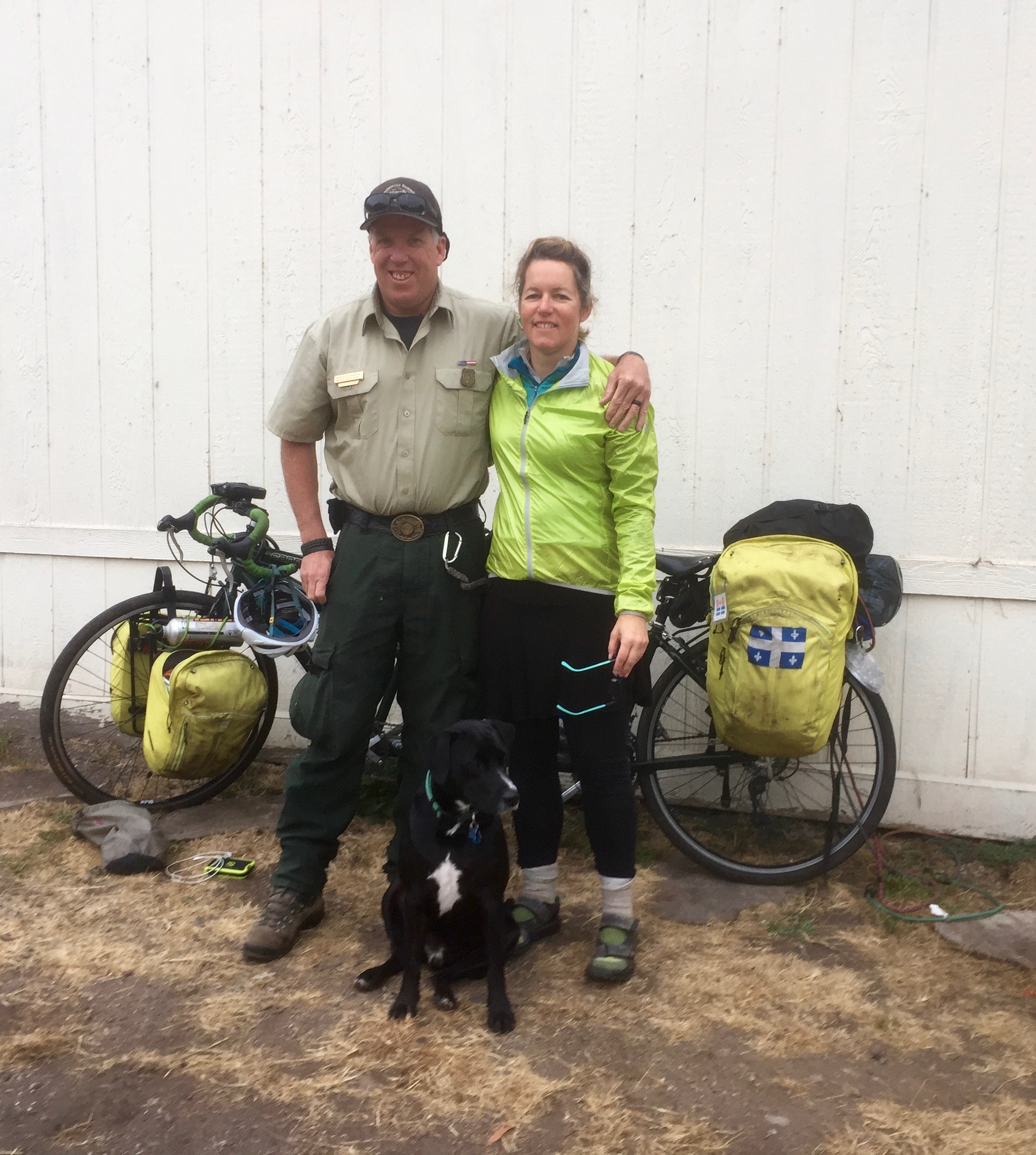 Murdoch and Helene, my partner on our tandem